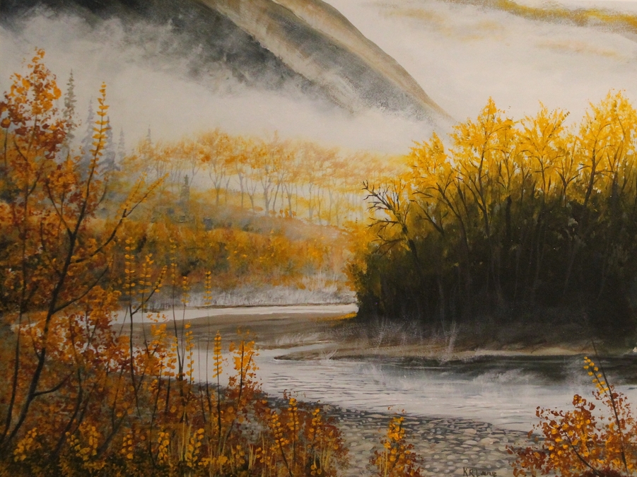 MISTY RIVER MORNING